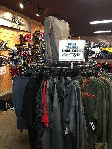 Apparel for sale at Reno Cycles & Gear.